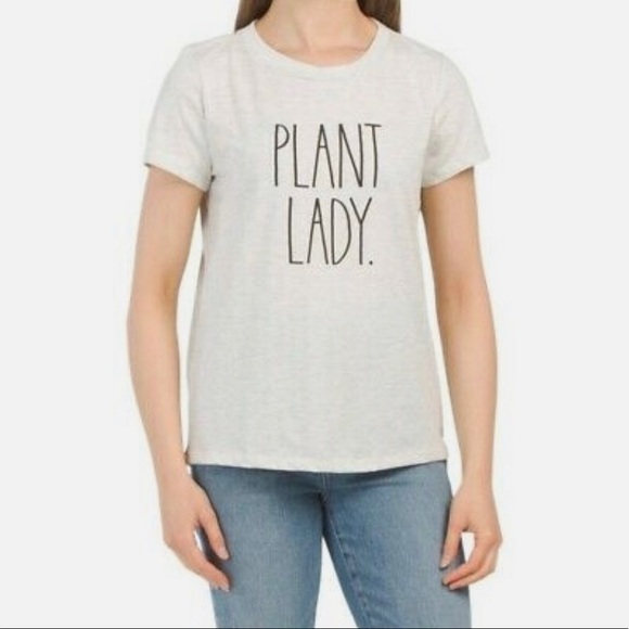 Rae Dunn Plant Lady Short Sleeve Tee Size Medium - Picture 1 of 4